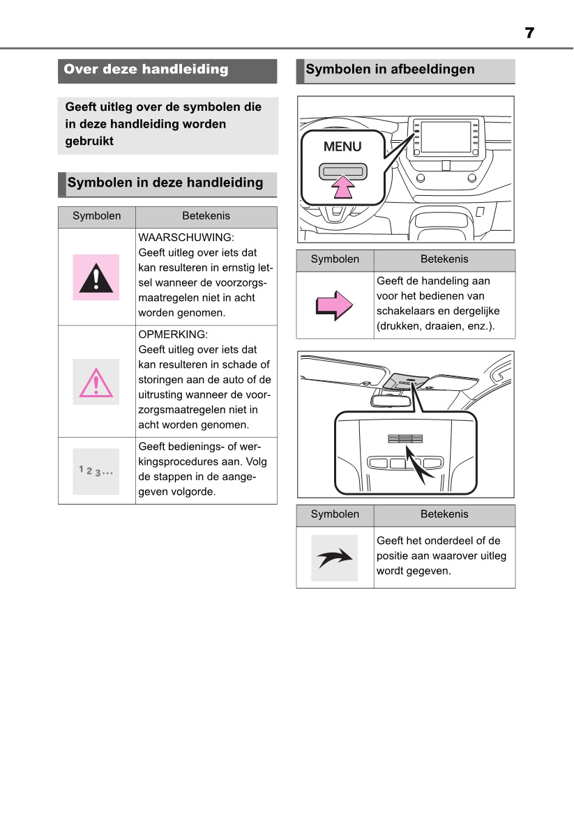 Toyota Corolla HB / TS Navigatie Handleiding 2019 - 2023