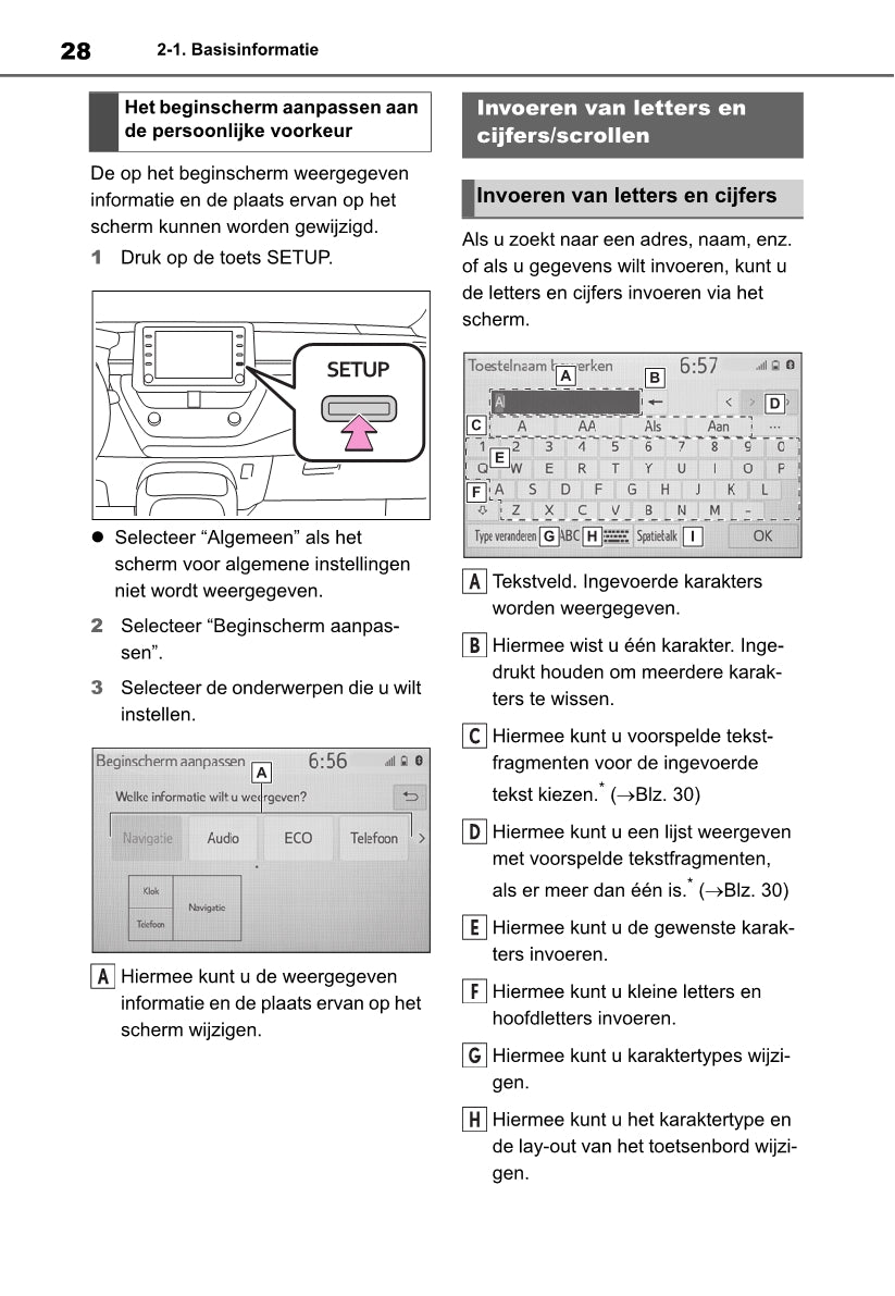 Toyota Corolla HB / TS Navigatie Handleiding 2019 - 2023