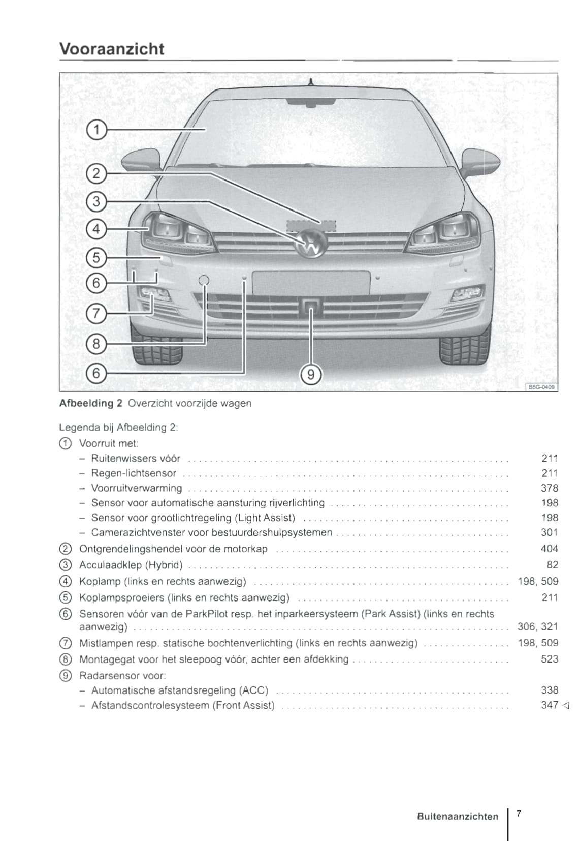 2012-2016 Volkswagen Golf Owner's Manual | Dutch