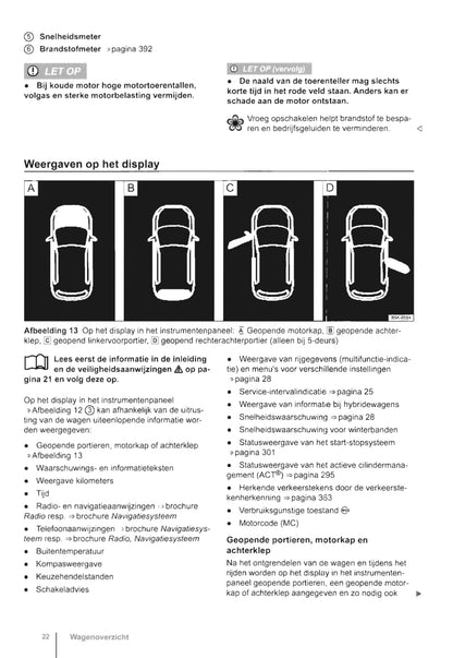 2012-2016 Volkswagen Golf Owner's Manual | Dutch