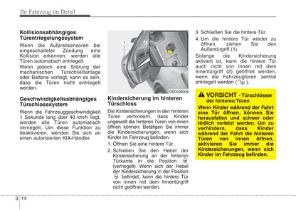 2007-2008 Kia Cee'd Owner's Manual | German