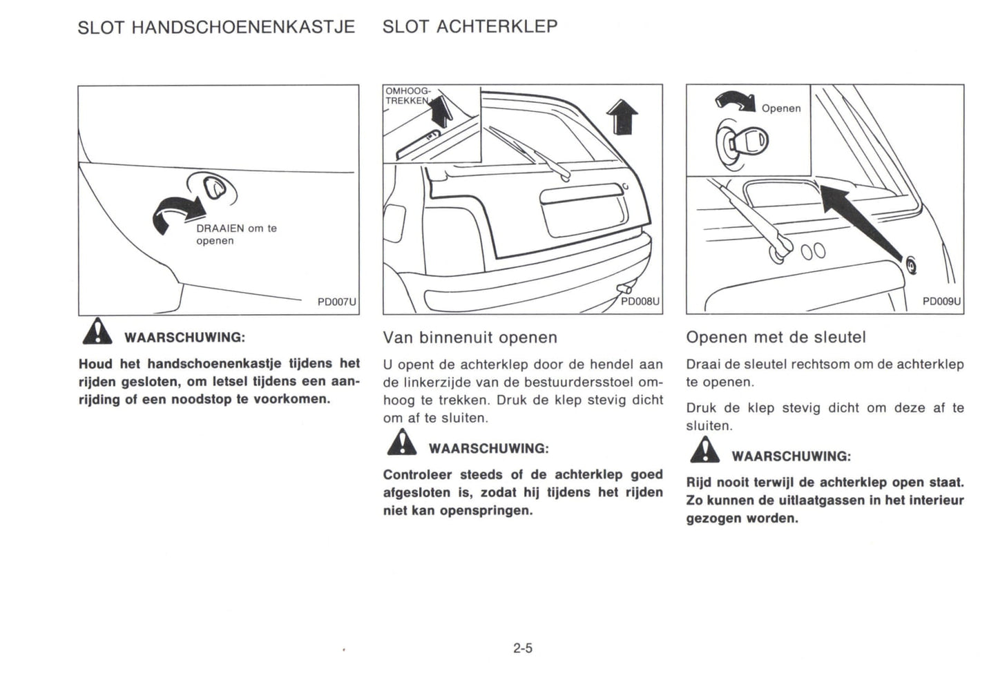 1992-1998 Nissan Micra Manuel du propriétaire | Néerlandais