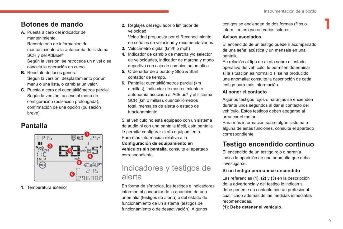 2020-2022 Citroën C3 Gebruikershandleiding | Spaans