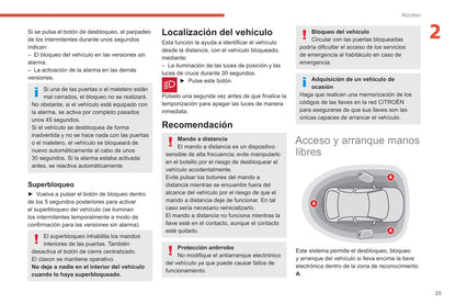 2020-2022 Citroën C3 Gebruikershandleiding | Spaans