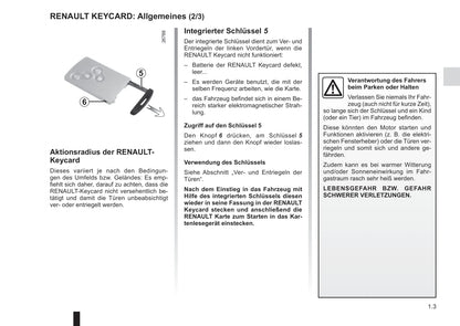 2015-2017 Renault Captur Owner's Manual | German