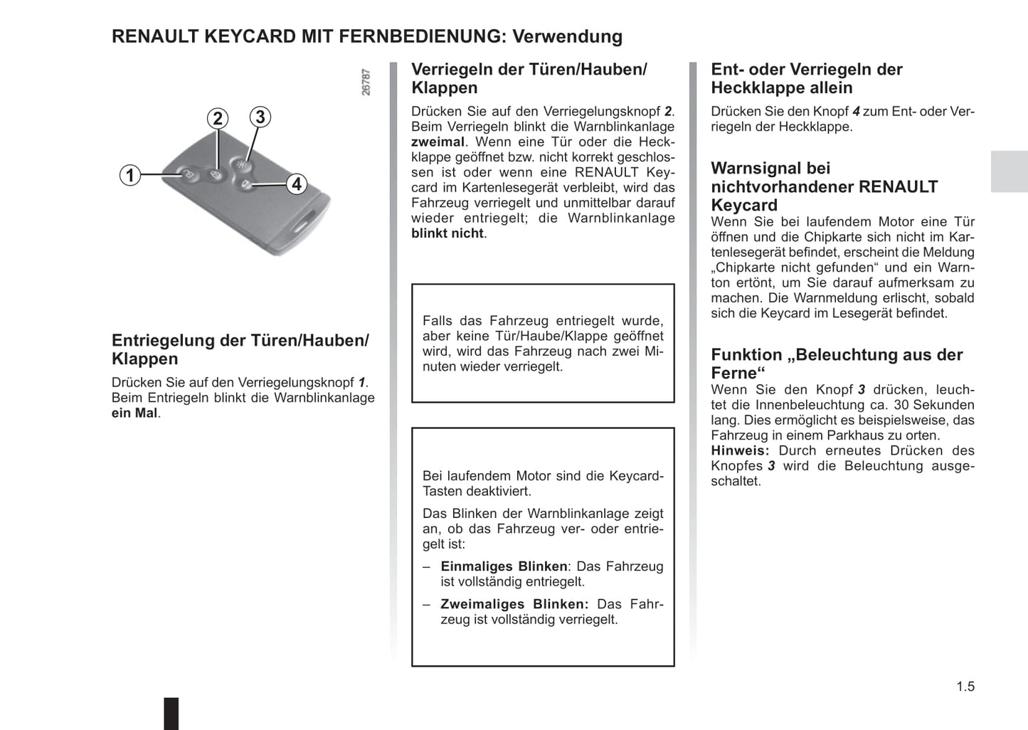 2015-2017 Renault Captur Owner's Manual | German