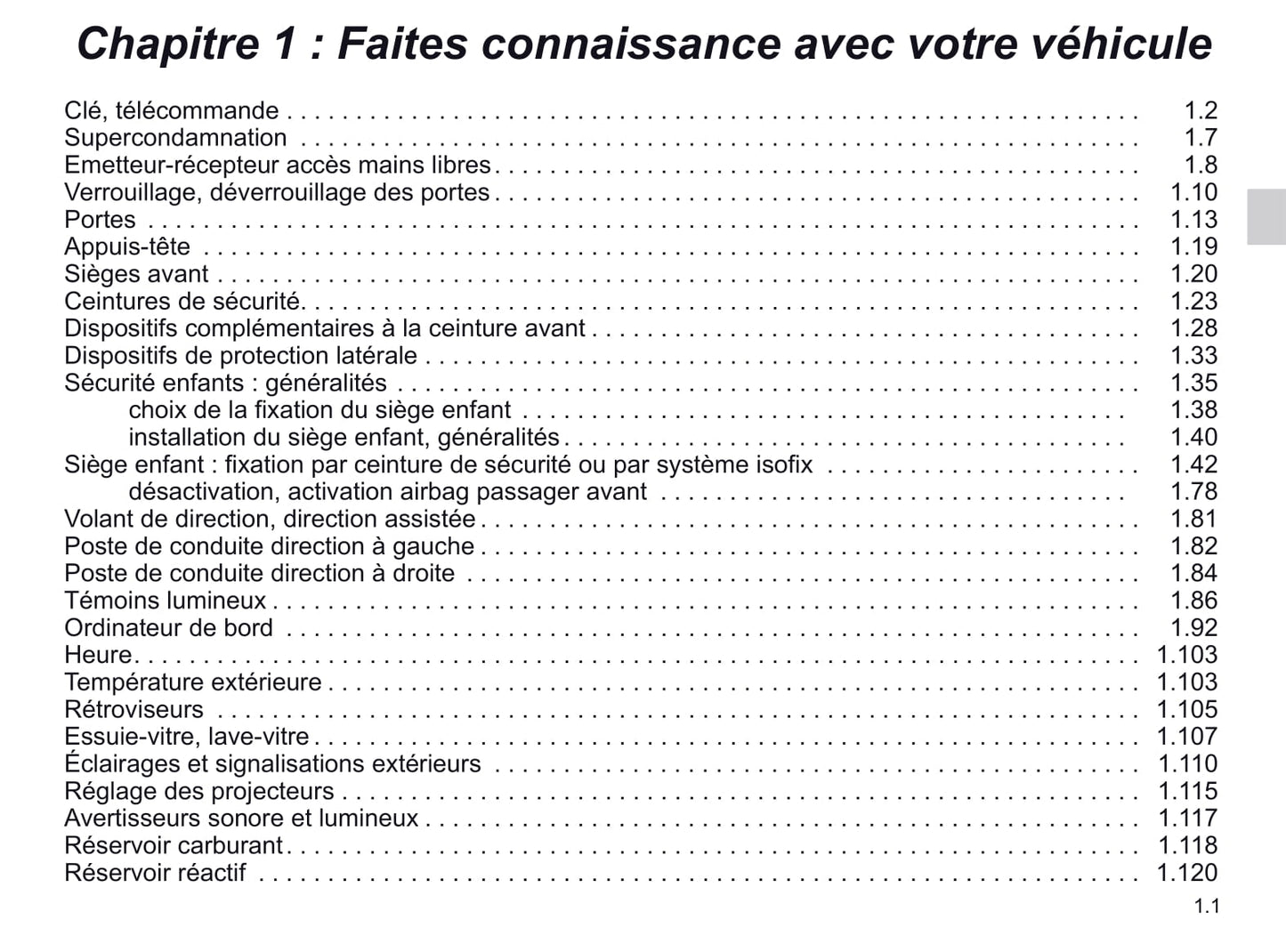 2020-2021 Renault Master Owner's Manual | French