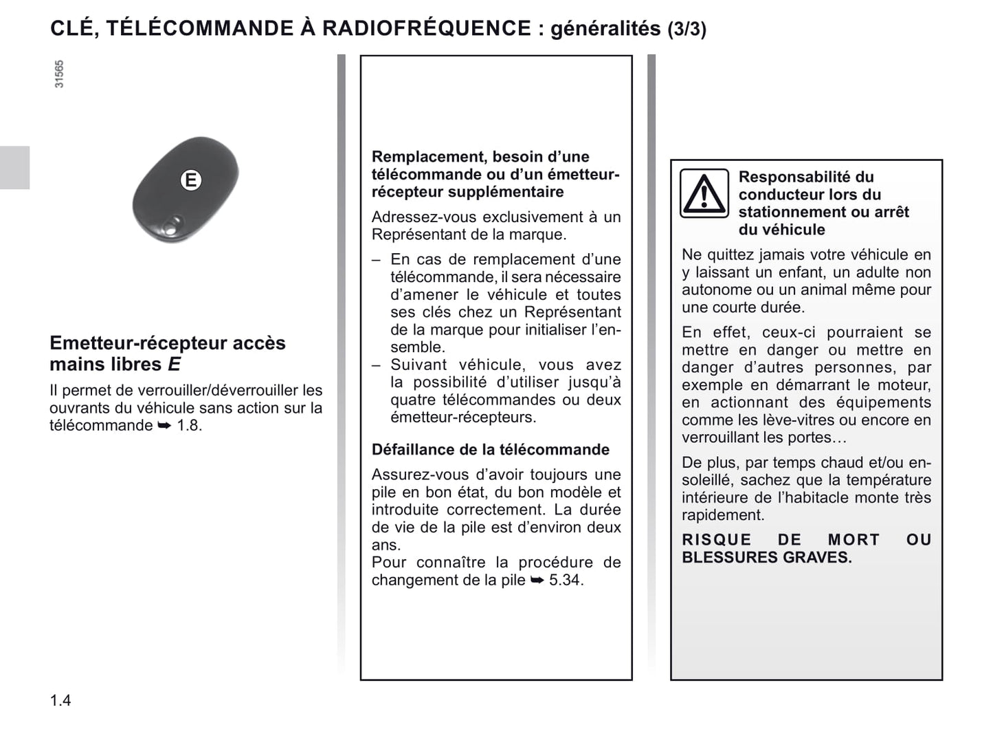 2020-2021 Renault Master Owner's Manual | French