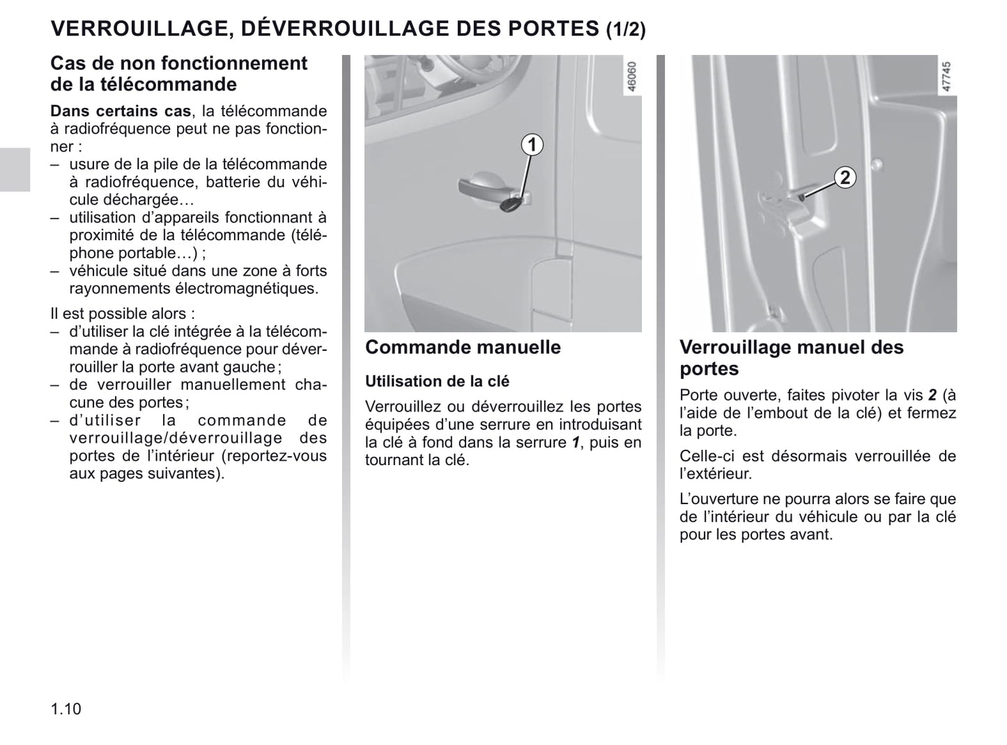 2020-2021 Renault Master Owner's Manual | French