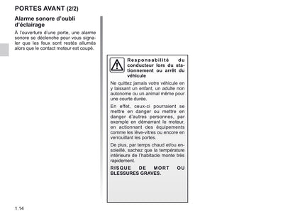 2020-2021 Renault Master Owner's Manual | French