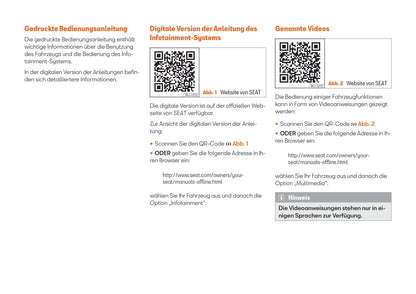 2017-2020 Seat Arona Bedienungsanleitung | Deutsch