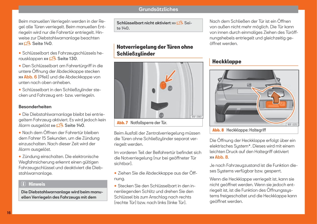 2017-2020 Seat Arona Bedienungsanleitung | Deutsch