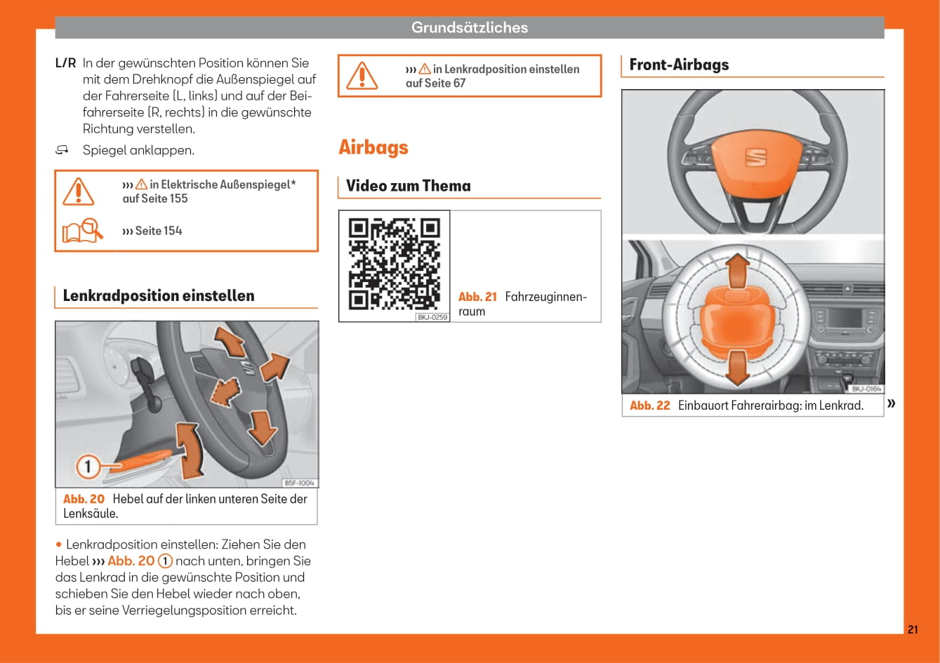 2017-2020 Seat Arona Bedienungsanleitung | Deutsch