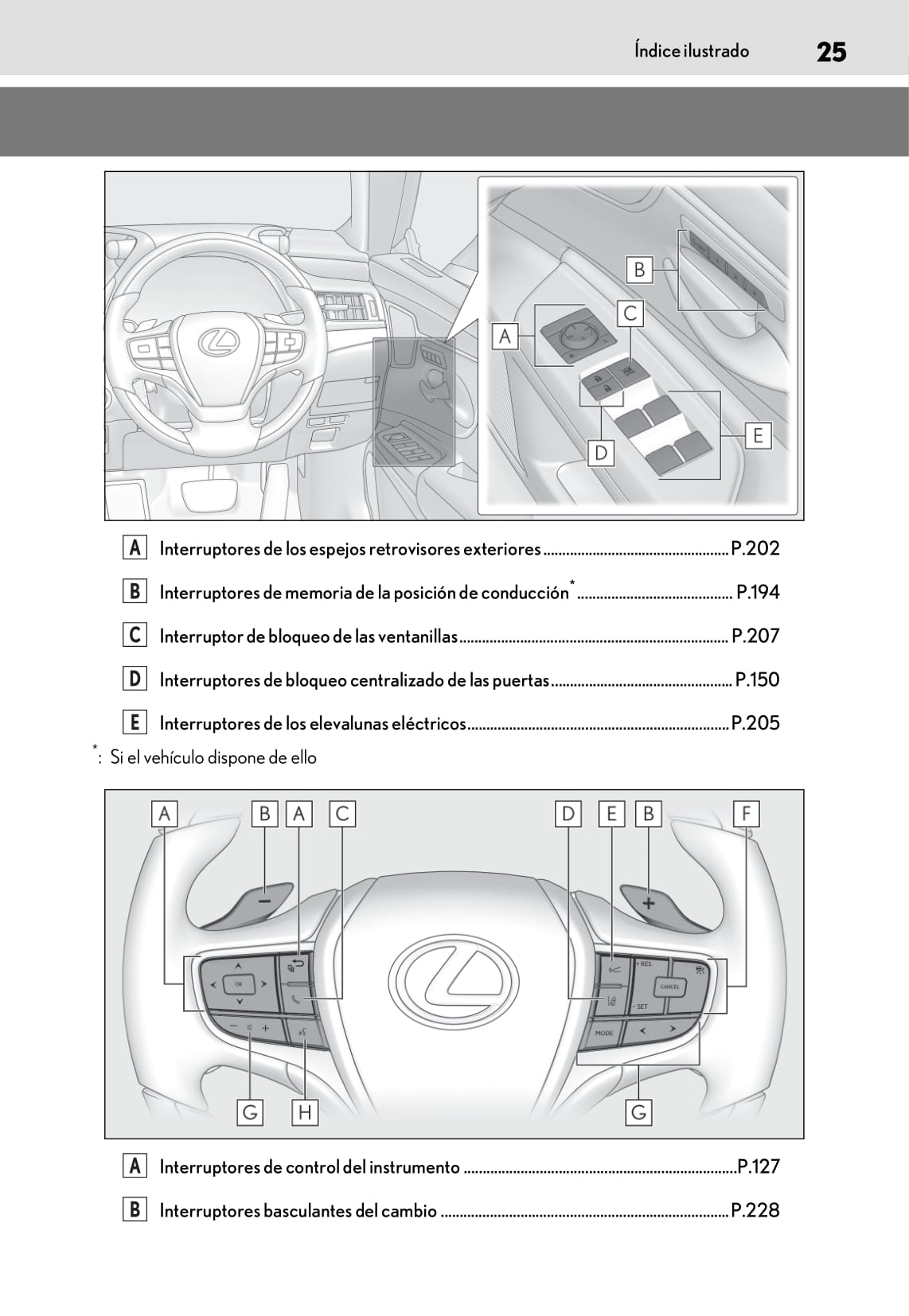 2018-2019 Lexus ES 300h Gebruikershandleiding | Spaans