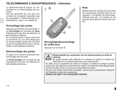 2018 Renault Kadjar Owner's Manual | French