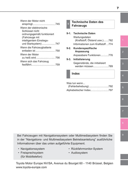 2016-2018 Toyota C-HR Owner's Manual | German