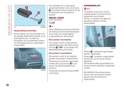 2015-2016 Fiat 500X Gebruikershandleiding | Nederlands