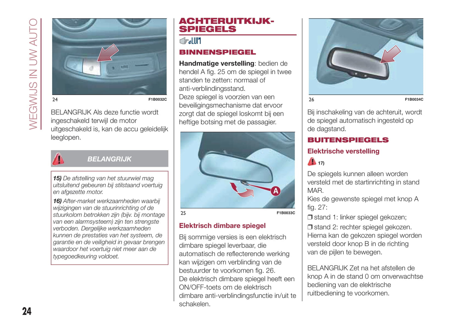 2015-2016 Fiat 500X Gebruikershandleiding | Nederlands