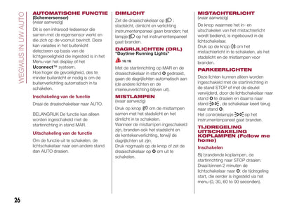 2015-2016 Fiat 500X Gebruikershandleiding | Nederlands