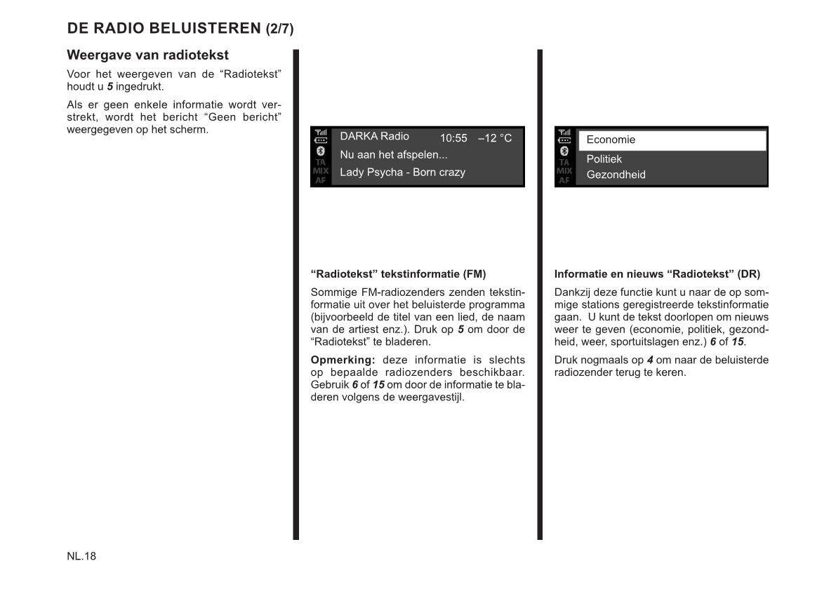 Renault Radio Connect R&Go Handleiding 2022