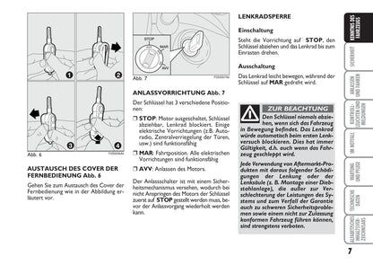 2008-2016 Abarth 500 Owner's Manual | German