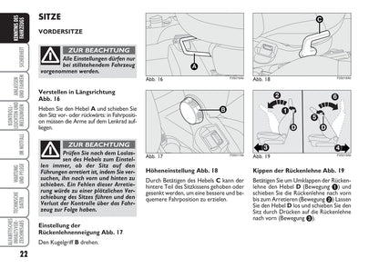 2008-2016 Abarth 500 Owner's Manual | German