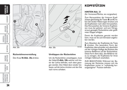 2008-2016 Abarth 500 Owner's Manual | German