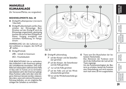 2008-2016 Abarth 500 Owner's Manual | German