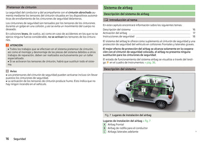 2016-2017 Skoda Yeti Gebruikershandleiding | Spaans