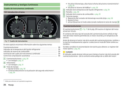 2016-2017 Skoda Yeti Gebruikershandleiding | Spaans