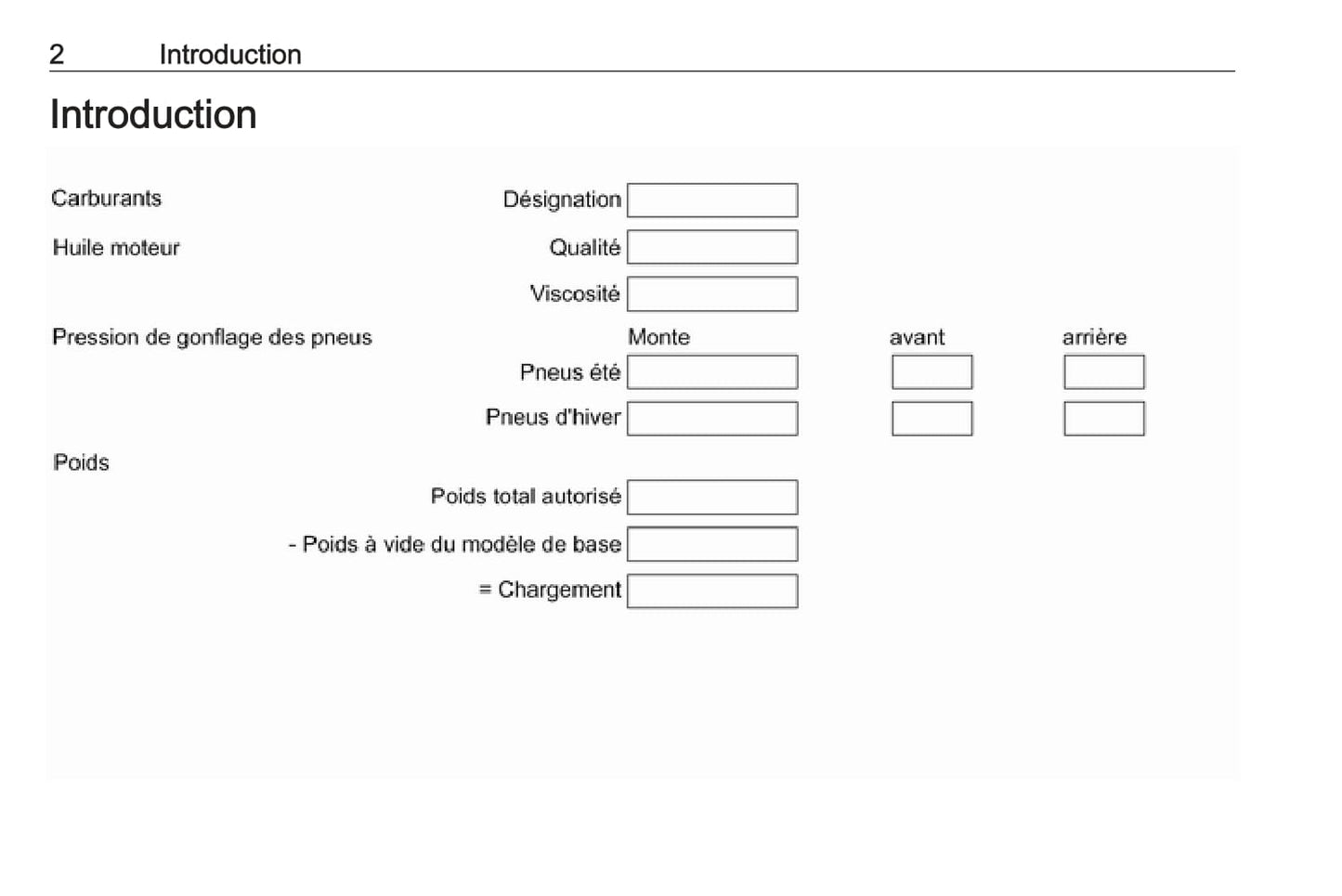 2018-2019 Opel Karl Owner's Manual | French