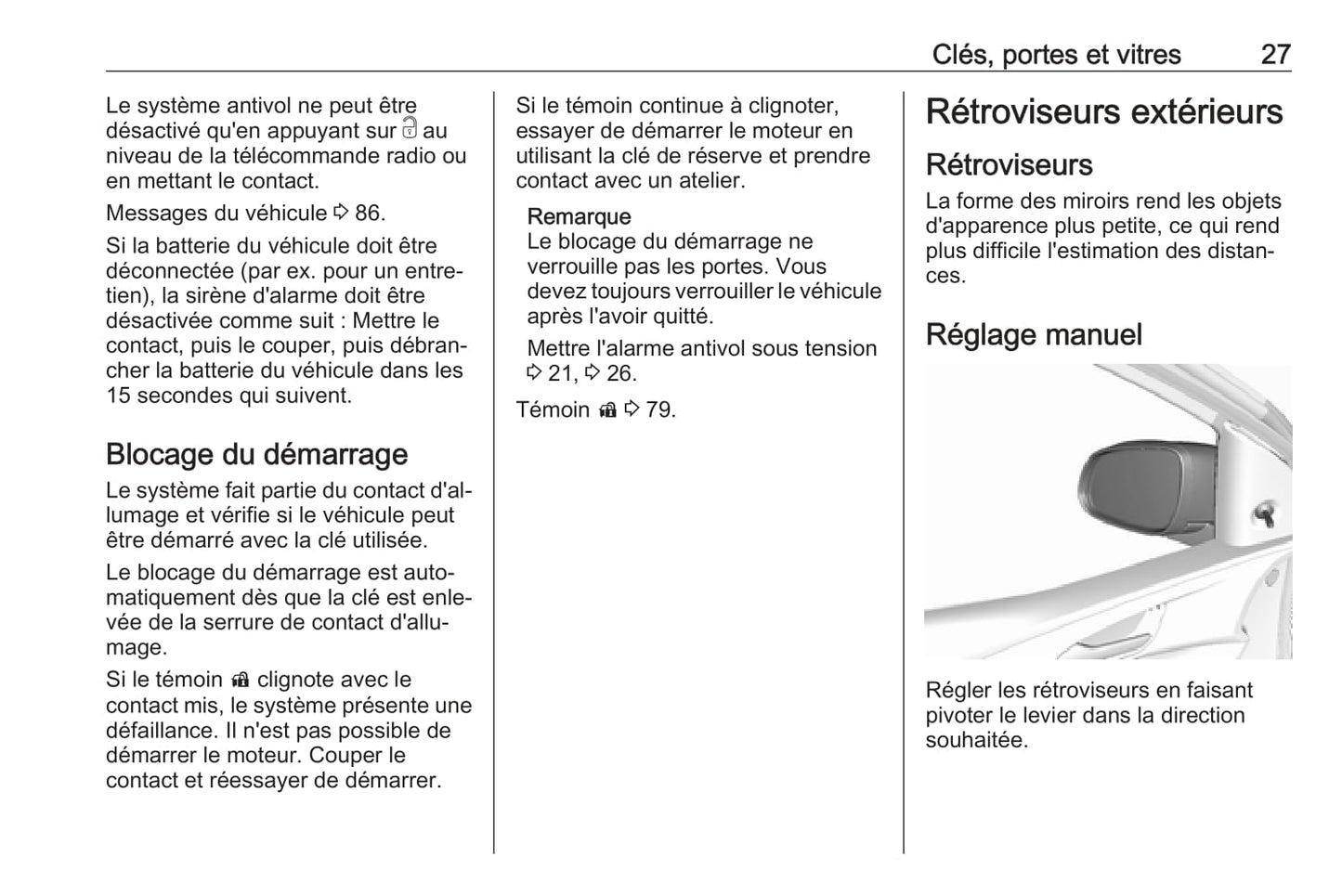 2018-2019 Opel Karl Owner's Manual | French