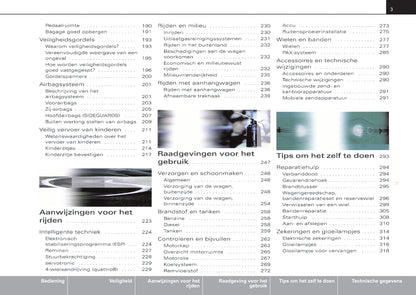 2004-2007 Audi A4 Owner's Manual | Dutch