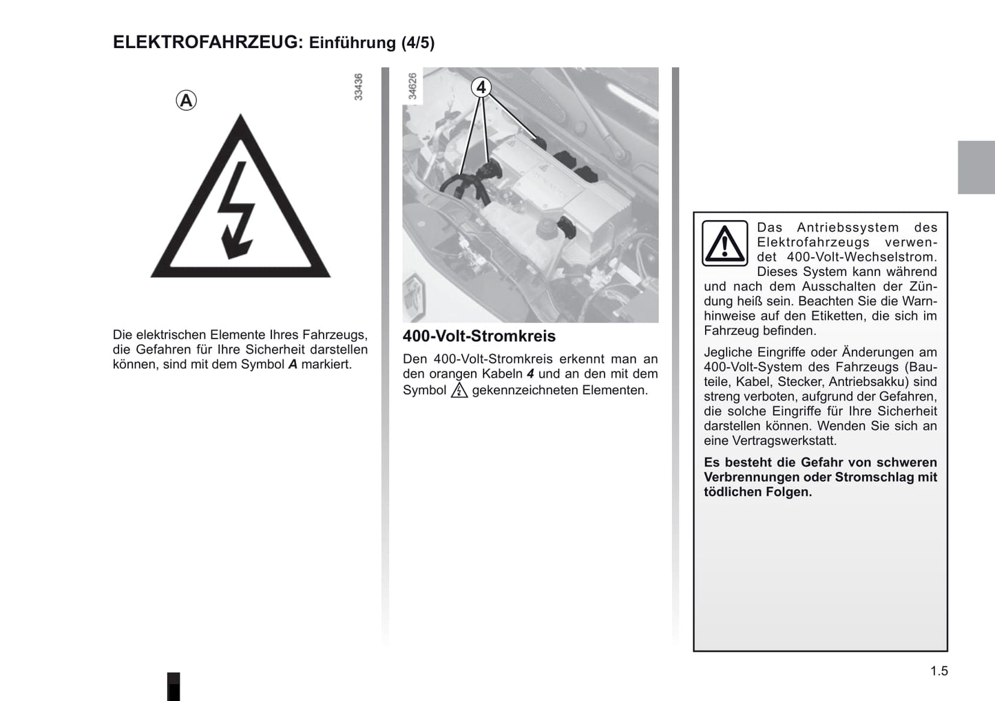 2012-2013 Renault Kangoo Z.E. Owner's Manual | German