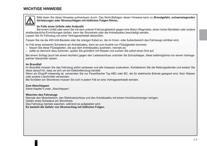 2012-2013 Renault Kangoo Z.E. Owner's Manual | German