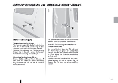 2012-2013 Renault Kangoo Z.E. Owner's Manual | German