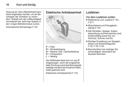 2014-2017 Opel Ampera Gebruikershandleiding | Duits