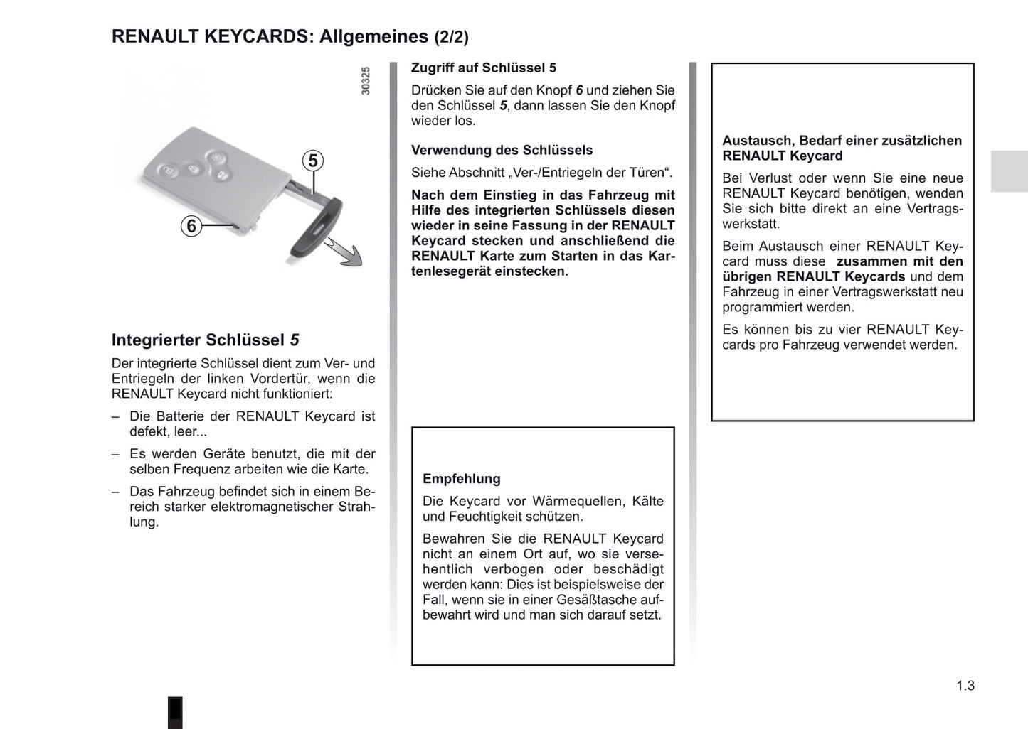 2012-2013 Renault Koleos Owner's Manual | German