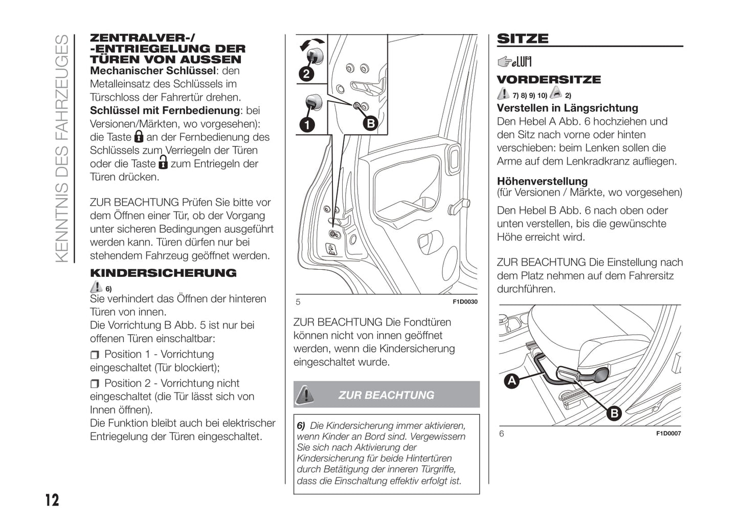 2016-2017 Fiat Panda Gebruikershandleiding | Duits