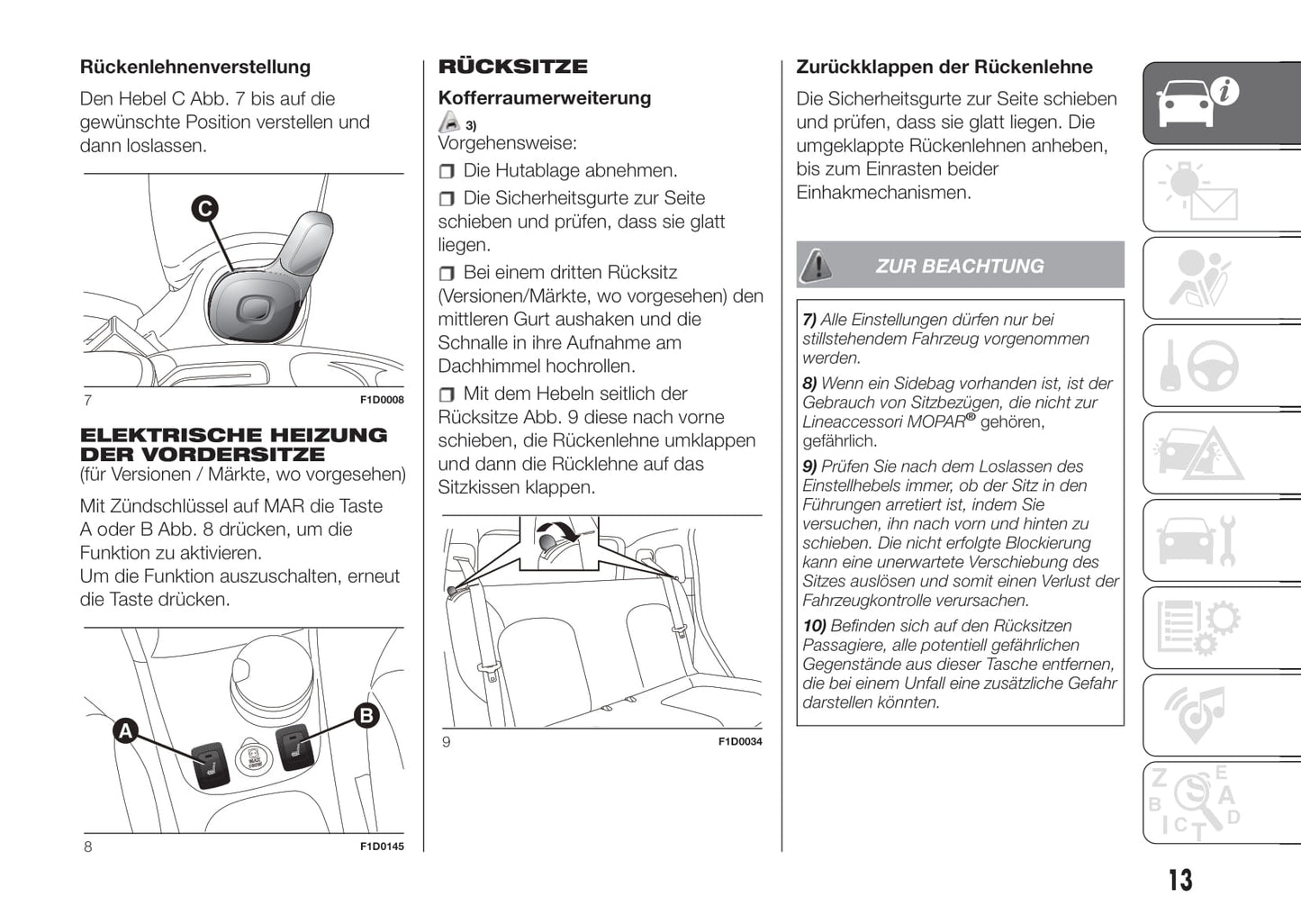 2016-2017 Fiat Panda Gebruikershandleiding | Duits