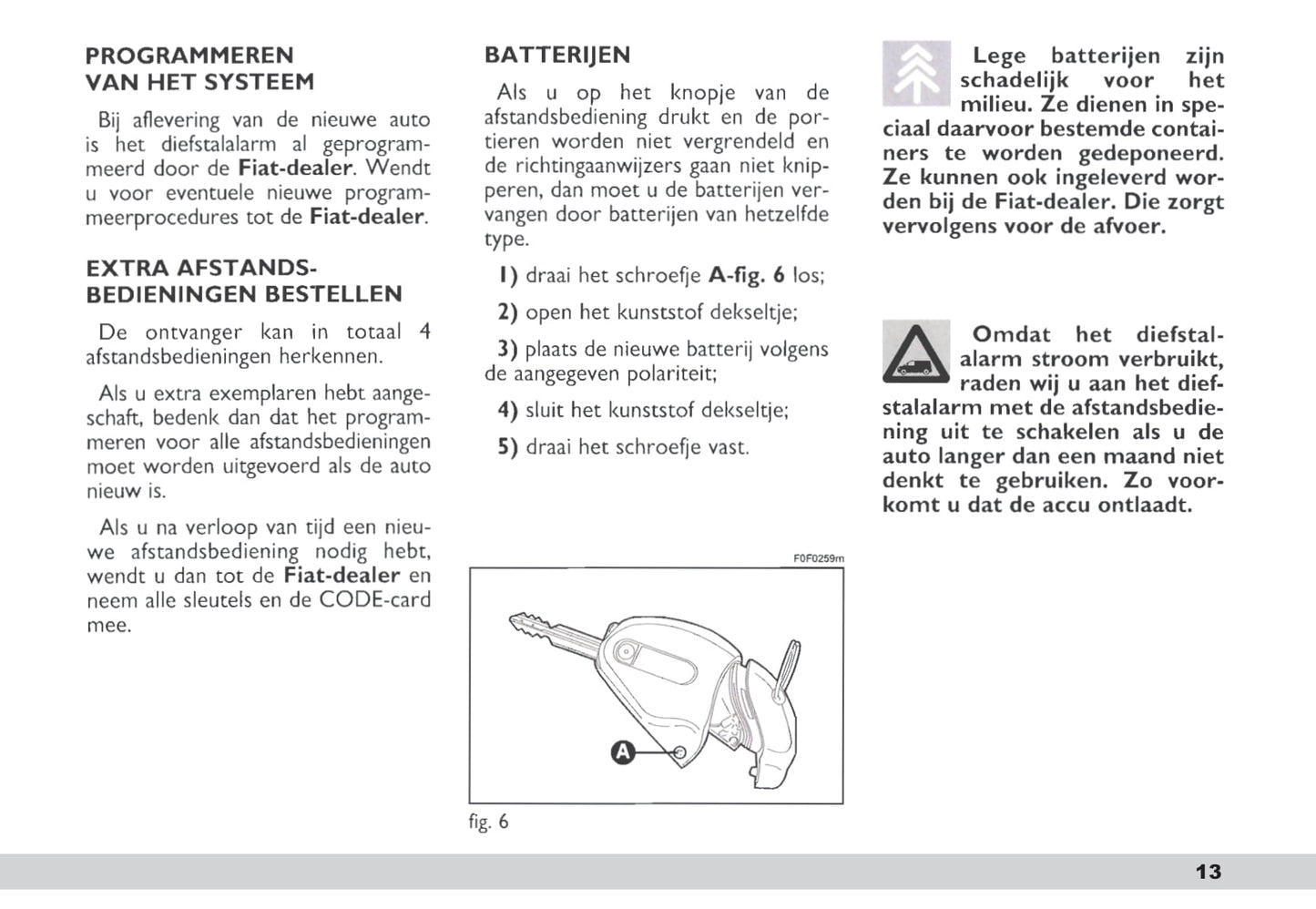 2003-2004 Fiat Scudo Gebruikershandleiding | Nederlands