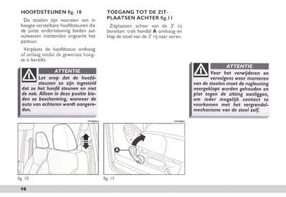 2003-2004 Fiat Scudo Gebruikershandleiding | Nederlands