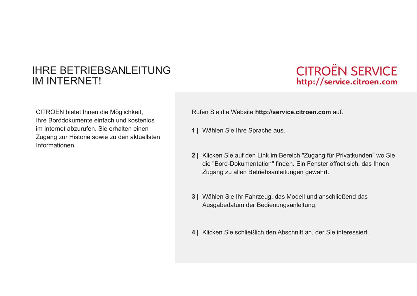 2011-2012 Citroën C3 Picasso Owner's Manual | German