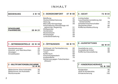 2011-2012 Citroën C3 Picasso Owner's Manual | German