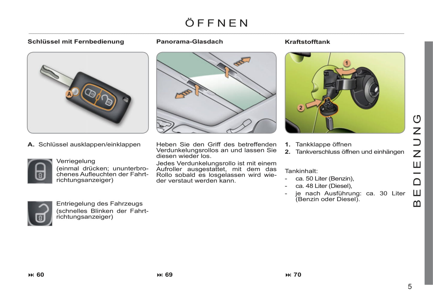 2011-2012 Citroën C3 Picasso Owner's Manual | German