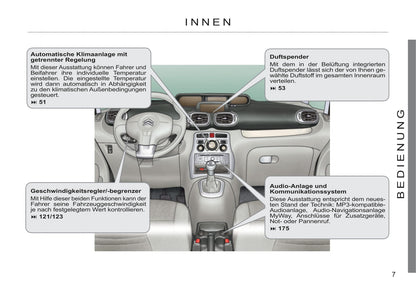 2011-2012 Citroën C3 Picasso Owner's Manual | German