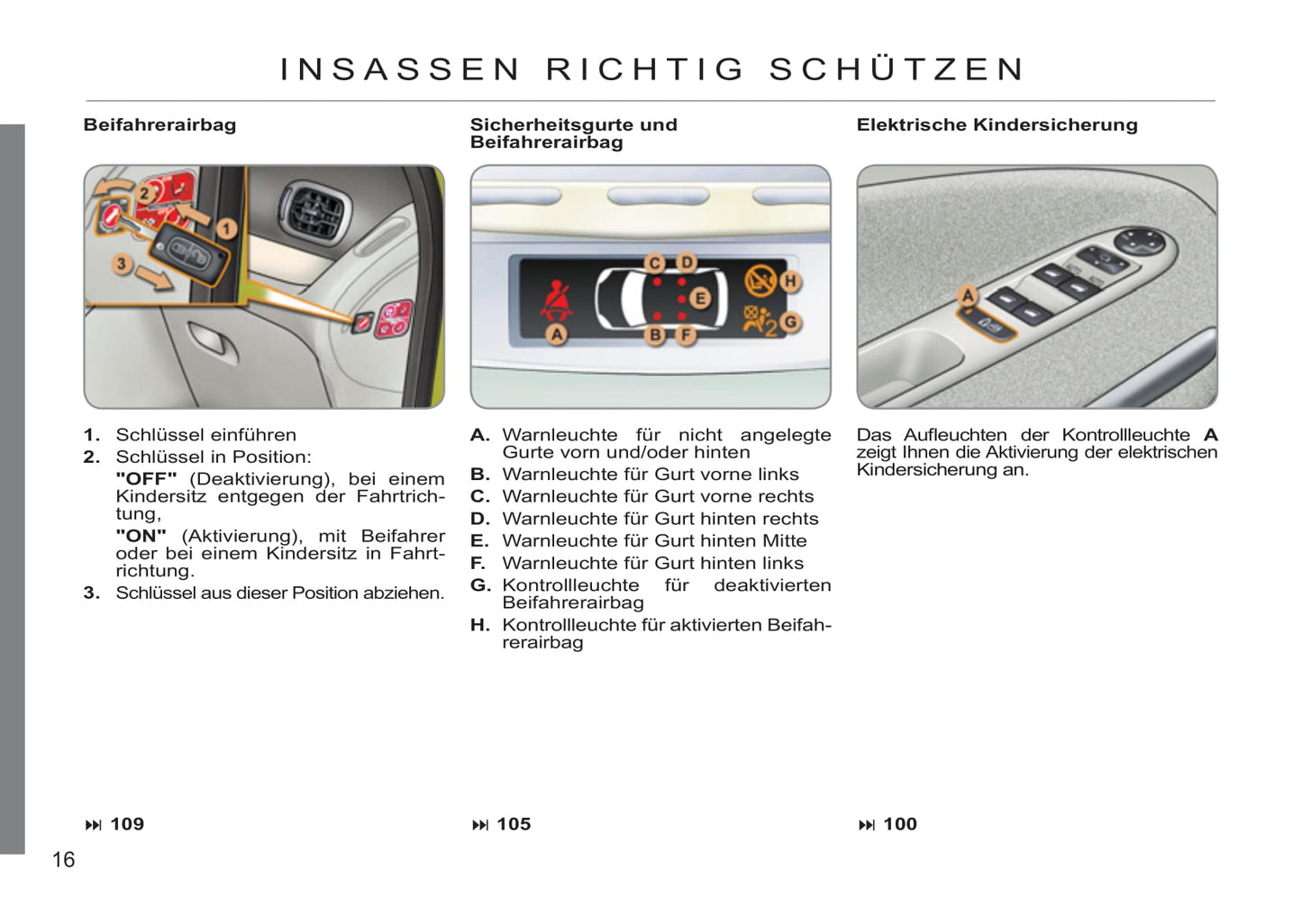 2011-2012 Citroën C3 Picasso Owner's Manual | German