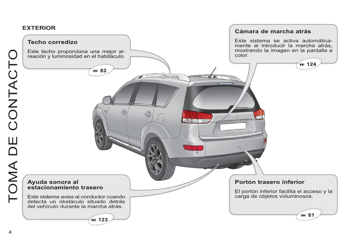 2013-2014 Citroën C8 Bedienungsanleitung | Spanisch