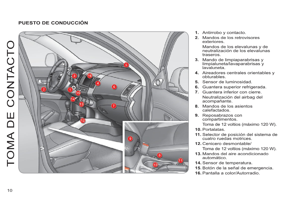 2013-2014 Citroën C8 Bedienungsanleitung | Spanisch