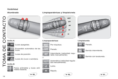 2013-2014 Citroën C8 Bedienungsanleitung | Spanisch